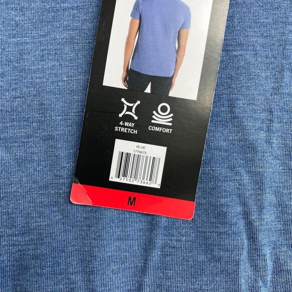 NEW Kenneth Cole New York Men's M Blue Crew Neck T-Shirt Organic Cotton Blend - Picture 6 of 7